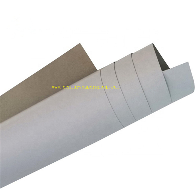 Tablero dúplex con reverso gris grado AA 300 g