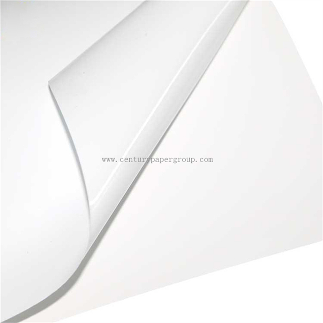 80mic 120GSM Vinilo autoadhesivo transparente Pegamento blanco Decoración de coche Rollo de pegatinas de vinilo con superficie brillante