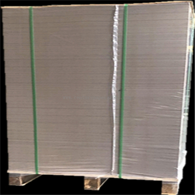 Tablero gris de papel de aglomerado gris de alta rigidez de 2 mm Suministro gris de tablero de papel grueso