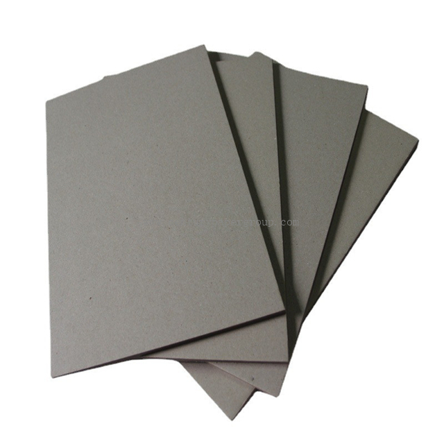 Fabricante de papel Tablero dúplex Tablero de papel grueso Aglomerado gris 1200GSM
