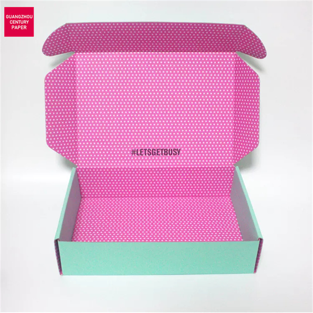 Cartón corrugado troquelado para buzón de embalaje