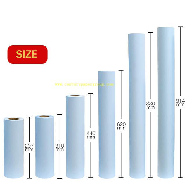 Rollos de papel para plotter CAD de 80 g/m²