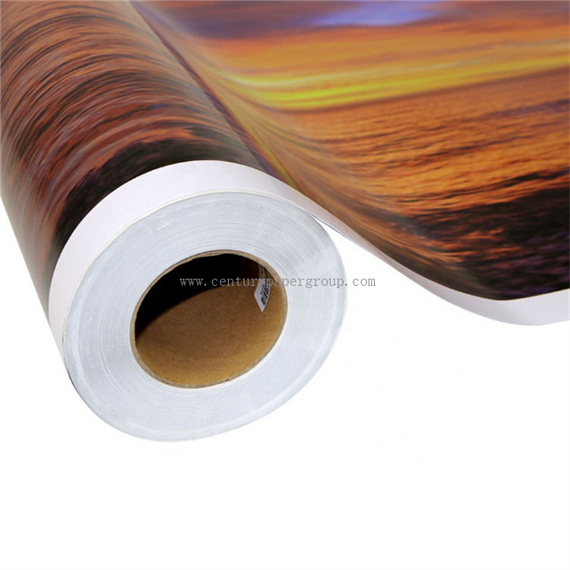 Solvente Eco-Solvente Impresión Vinilo Autoadhesivo Color Blanco 1.52*50m