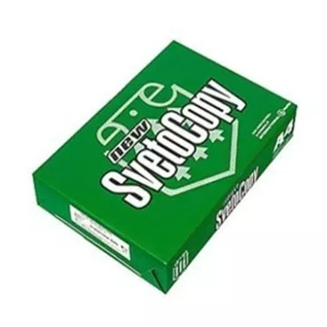 A4 80 g/m² 75 g/m² 70 g/m² Papel de copia 100 % pulpa 80 g/m² SvetoCopy 