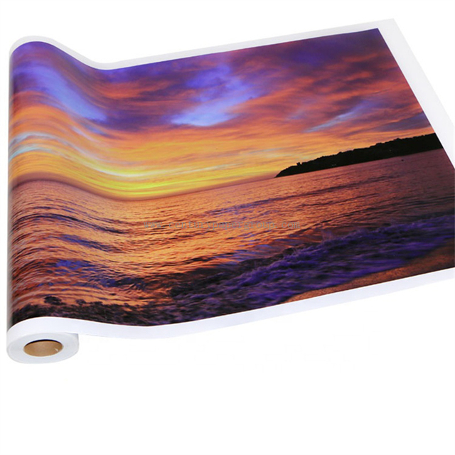 Rollo de hoja de alta calidad de vinilo autoadhesivo adhesivo de PVC para coche