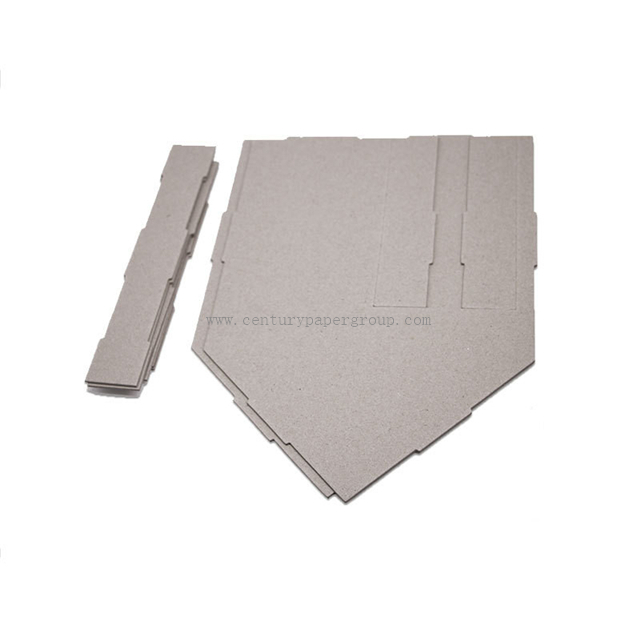 Reciclaje de Pasta de Papel Gris Hojas de Cartón Papel Aglomerado Gris