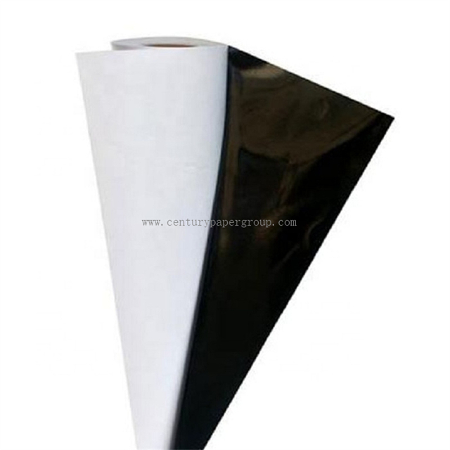 Grosor de la película 90mic Vinilo para pegatina Vinilo adhesivo trasero gris Vinilo adhesivo imprimible mate con pegamento permanente