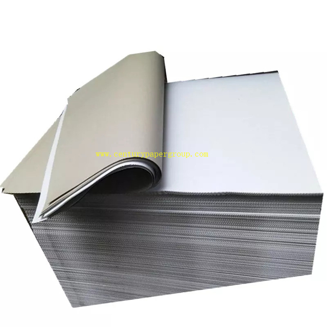 Papel de embalaje Cartón dúplex Parte posterior gris 350 g/m² 300 g/m²
