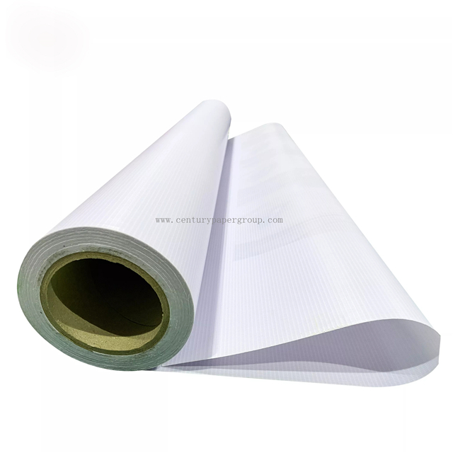500d 240GSM-510GSM Rollos de pancarta de vinilo de PVC flexible personalizado para publicidad